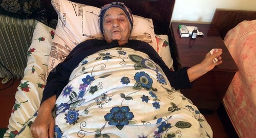 Tamara Suleimanova, 76, declared a hunger strike. Photo: MEDIAN TV