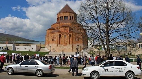 Rally in Stepanakert. Photo by Alvard Grigoryan for the Caucasian Knot