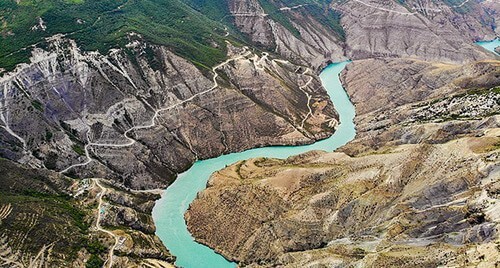The Sulak Canyon in Dagestan. Photo: Suleymannabiev https://ru.wikipedia.org/