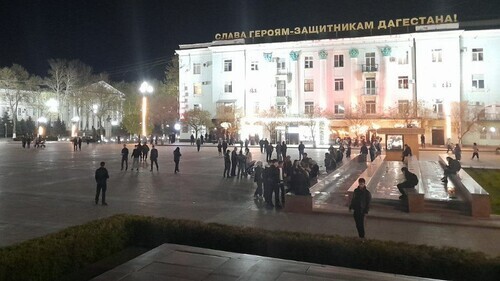 The central square of Makhachkala, April 21, 2021. Photo by Malik Butaev for the "Caucasian Knot"