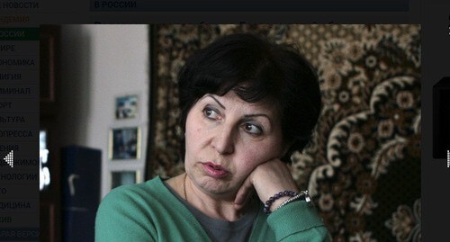 Ella Kesaeva. Screenshot of the video by the NEWSru.com https://www.newsru.com/russia/26Mar2018/beslan_putin.html