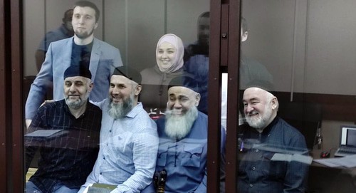 Defendants in the Ingush case. Photo by the Caucasian Knot