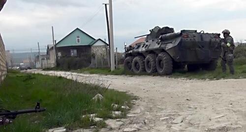 The counter-terrorist operation (CTO) in Dagestan. Photo http://nac.gov.ru/kontrterroristicheskie-operacii/v-hode-kto-v-dagestane-neytralizovany-devyat.html