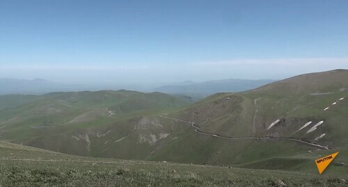 The Syunik Region of Armenia. Screenshot from video posted by Sputnik Armenia