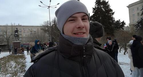 Timofei Andronov, January 2021. Photo by Tatiana Filimonova for the Caucasian Knot