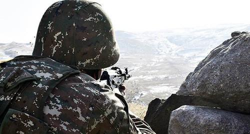 An Armenian soldier. Photo from the official website of the Ministry of Defence (MoD) of Armenia https://mil.am/hy/news/9641