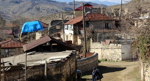 The village of Mkhitarashen in Nagorno-Karabakh. March 2021. Photo by Alvard Grigoryan for the "Caucasian Knot"