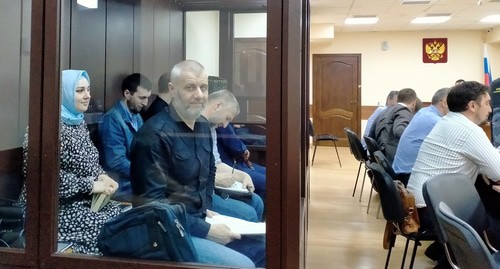 Barakh Chemurziev at the court hearing. Photo by Alyona Sadovskaya for the "Caucasian Knot"