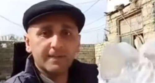 Agil Gumbatov. Screenshot of his video message to President Ilham Aliev on March 13, 2019 https://www.youtube.com/watch?v=qh0LMm-tKug