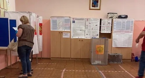 A polling station in Sochi. Photo by Svetlana Kravchenko for the Caucasian Knot