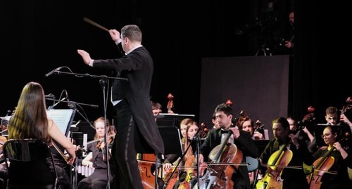 A concert of the Leningrad Regional Symphony Orchestra with a repertoire based on Adyg (Circassian) folklore in Krasnodar. Photo by the press service of the orchestra 