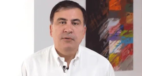 Mikhail Saakashvili. Screenshot of video appeal posted at: http://www.facebook.com/SaakhashviliMikheil/videos/528972974597812/?v=528972974597812