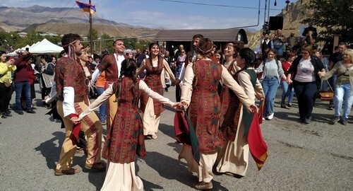 A wine festival held in the Armenian village of Areni. October 2, 2021. Photo by Armine Martirosyan for the "Caucasian Knot"