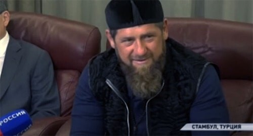 Ramzan Kadyrov visiting Turkey. Screenshot: http://www.youtube.com/watch?v=y1frWFhmZr4