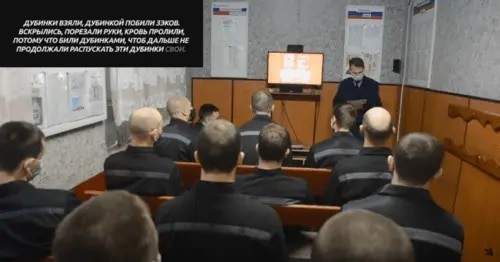 Screenshot from video 'Riot in Vladikavkaz colony': http://www.youtube.com/watch?v=164-0HgecPU