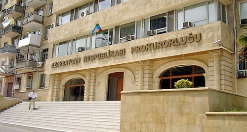 The building of the General's Prosecutor Office of the Republic of Azerbaijan. Photo: http://minval.az/news/56273/