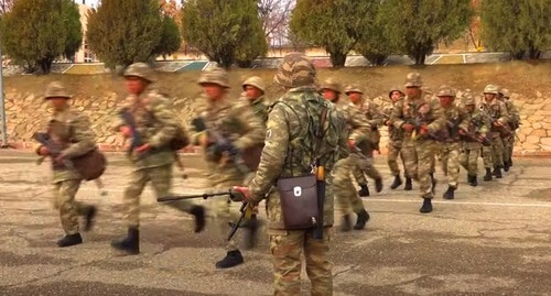 Azerbaijan's Nakhchivan garrison troops. Photo by the press service of the Azerbaijani Ministry of Defence https://www.youtube.com/watch?v=knypkdUOI54&amp;t=19s