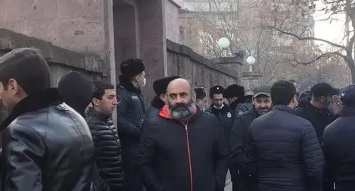 Relatives of the prisoners of war at the Parliament of Armenia. Screenshot: https://www.youtube.com/watch?v=JnS6xD3UkMs&amp;t=8s