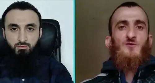 Tumso Abdurakhmanov (left) and Minkail Malizayev, bloggers who reported the kidnapping of their relatives in Chechnya. Screenshot: YouTube TV Caucasus https://www.youtube.com/watch?v=gnL7tcElXpU