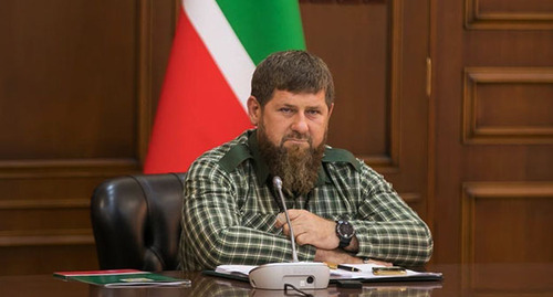 Ramzan Kadyrov. Photo by the "Grozny Inform" news agency https://www.grozny-inform.ru/news/society/129899/