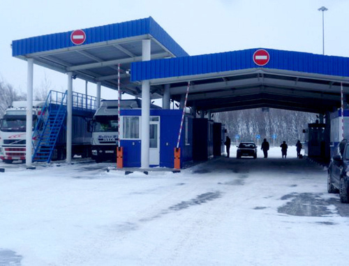 Automobile checkpoint ‘Matveev-Kurgan’ on the border of the Rostov region with Ukraine. Photo: http://customsonline.ru