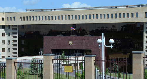 The building of the Armenian Ministry of Defence. Photo by the press service of the Armenian Ministry of Defence