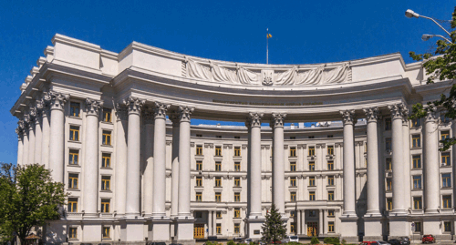 The building of the Ministry of Internal Affairs of Ukraine. Photo: Maksym Kozlenko - https://ru.wikipedia.org/wiki/Здание_Министерства_иностранных_дел_Украины