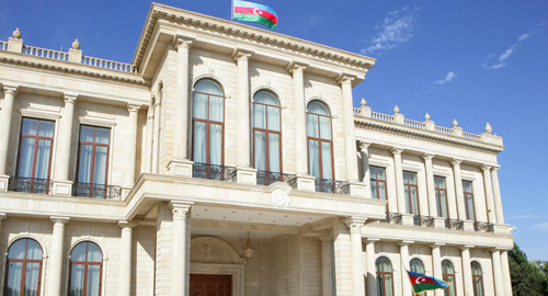 Presidential Palace in Baku. Photo by the press service of the Azerbaijan President's administration https://president.az/ru/articles/view/432