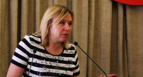 Anita Soboleva, a lawyer who represented the interests of the "Caucasian Knot" in the court. Photo: HRC official website http://www.president-sovet.ru/
