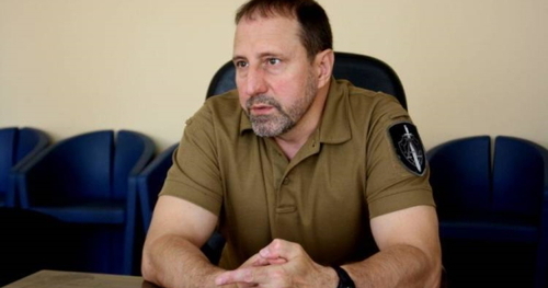 Alexander Khodakovsky, commander of the "Vostok" battalion of the Ministry of Internal Affairs of the Donetsk People's Republic. Photo: https://warfiles.ru/216849-hodakovskiy-zayavil-chto-dnr-gotova-k-polnomasshtabnoy-voyne-s-ukrainoy.html