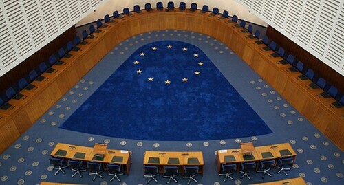 Meeting hall of the European Court of Human Rights. Photo courtesy of the press service of the ECtHR
