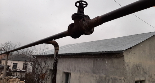 Gas pipeline in the village of Khramort, Askeran region of Nagorno-Karabakh. March 15, 2022. Photo by Alvard Grigoryan for the Caucasian Knot