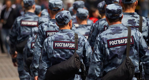National Guard employees. Photo: official website of the Temryuk District https://www.temryuk.ru/
