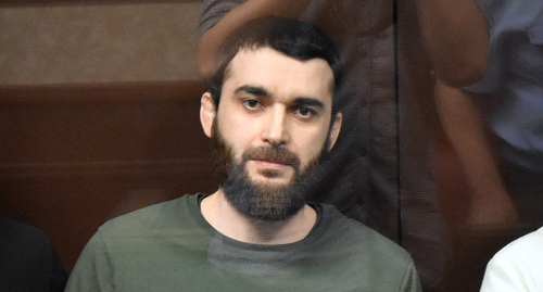 Abdulmumin Gadjiev in the courtroom. Photo by Konstantin Volgin for the "Caucasian Knot"