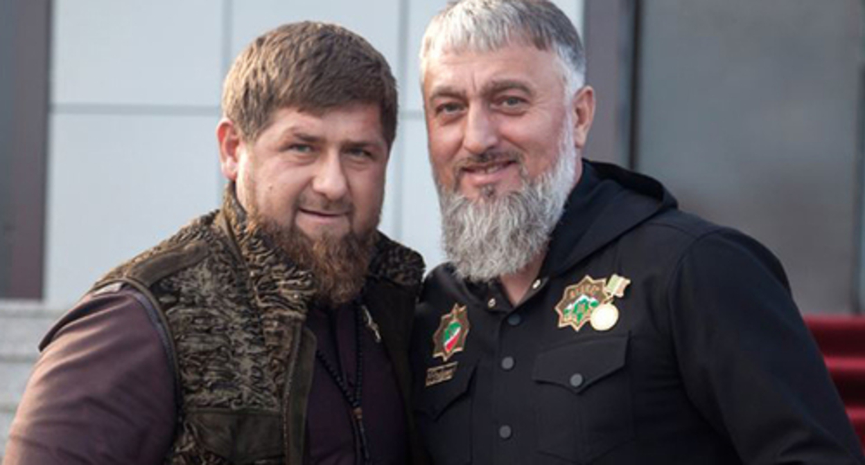Ramzan Kadyrov (on the left) and Adam Delimkhanov. Photo: https://chechnyatoday.com/