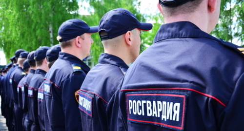 "Rosgvardiya" (Russian National Guard. Photo by the press service of the "Rosgvardiya" https://rosguard.gov.ru/