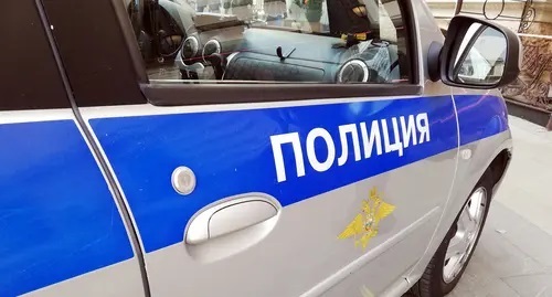A police car. Photo by Nina Tumanova for the Caucasian Knot