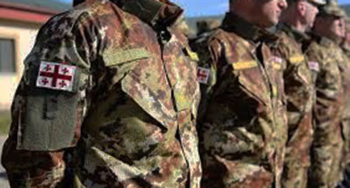 Georgian border guards. Photo: https://www.trend.az/scaucasus/georgia/3271730.html