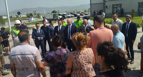 Families of internally displaced persons return to Karabakh. Photo: https://report.az/