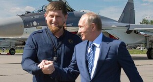 Kadyrov and Putin. Screenshot of a post made in Kadyrov’s Telegram Channel https://t.me/RKadyrov_95/2659