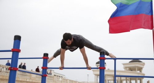 Workout in Makhachkala. Photo: RIA Dagestan