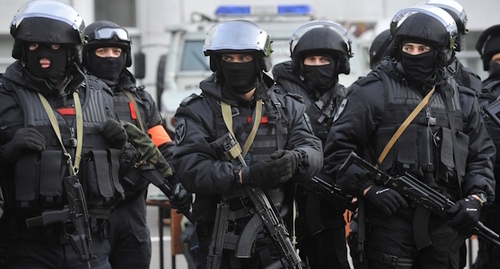 Law enforcers, photo by the press service of the Russian Ministry of Internal Affairs
