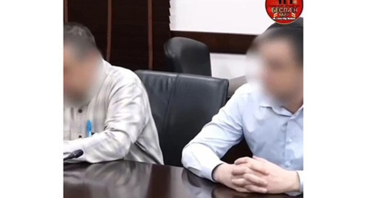 A meeting of the leader of North Ossetia with the teenagers who recorded the video and their parents. Screenshot of the video posted on the Instagram page  "chp_beslan" (the activities of the Meta Company, owning Instagram, are banned in Russia)