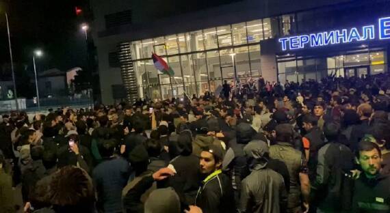 Riots in Makhachkala. October 2023. Photo: xakac.info