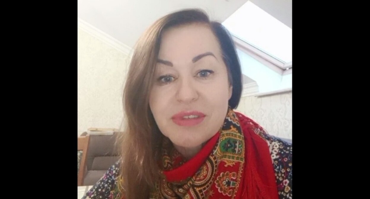 Screenshot of Marina Melikhova's video appeal posted in the Telegram channel "United OPZ Trade Union" on February 7, 2025 https://t.me/s/opposition_russia/