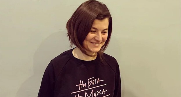 Zalina Marshenkulova. Photo: instagram.com/mayachok_antihrista the activities of the Meta Company, owning Instagram, are banned in Russia