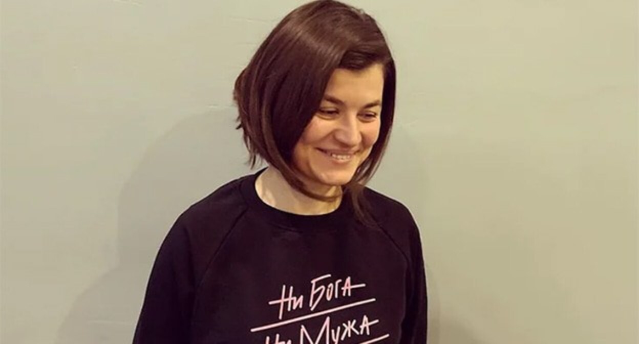 Zalina Marshenkulova. Photo: instagram.com/mayachok_antihrista the activities of the Meta Company, owning Instagram, are banned in Russia