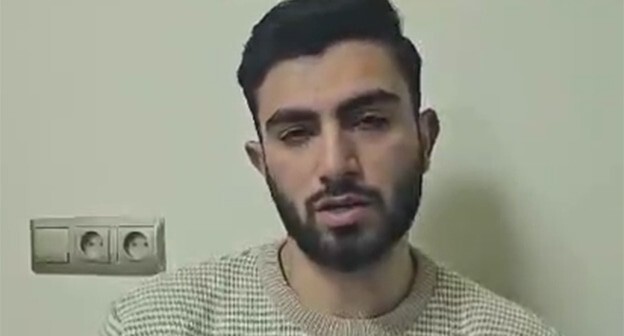 A student apologizes. March 17, 2025. Screenshot of a video https://t.me/muftyvolgograd/4012