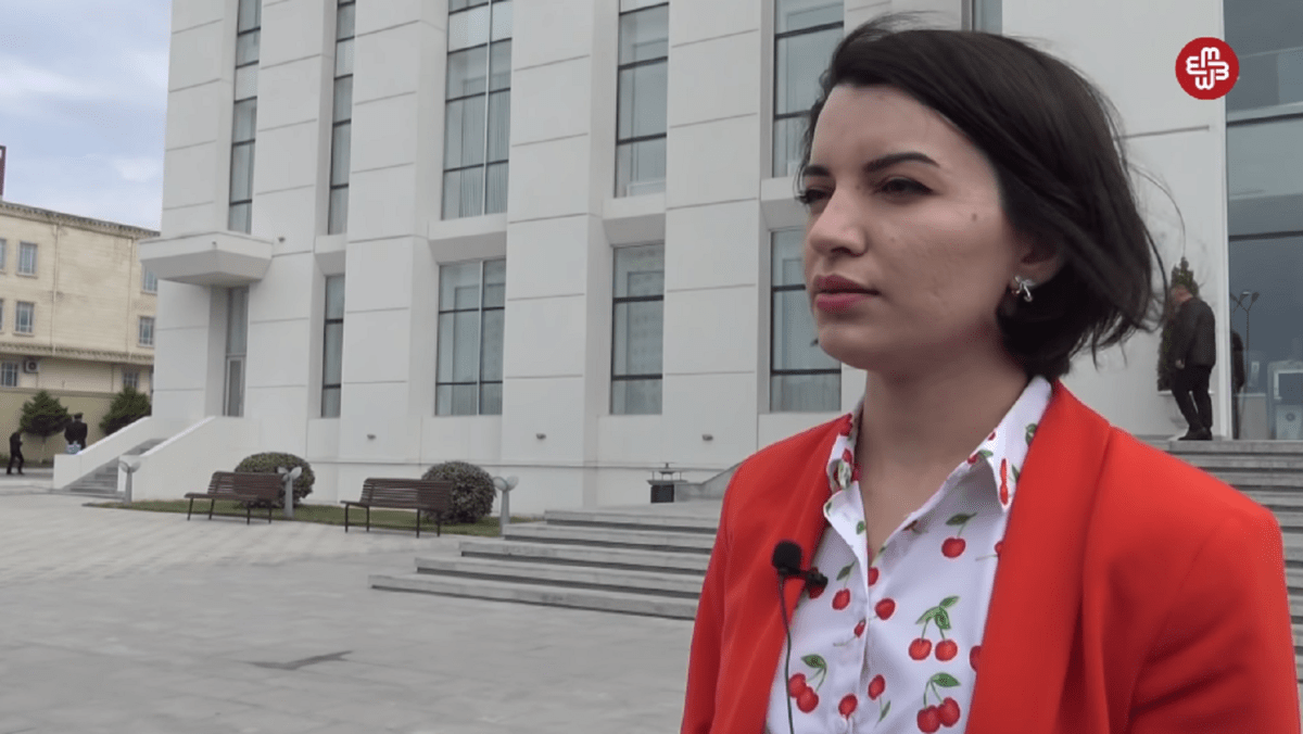 Sevindj Vagifgyzy. Photo: Meydan TV https://www.meydan.tv