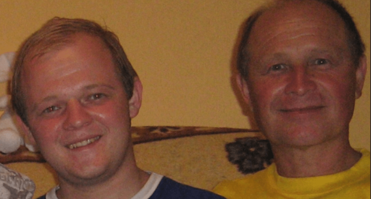 Valery Bailo (right) with his son Yuri. Photo courtesy of Valery Bailo's family for the "Caucasian Knot"